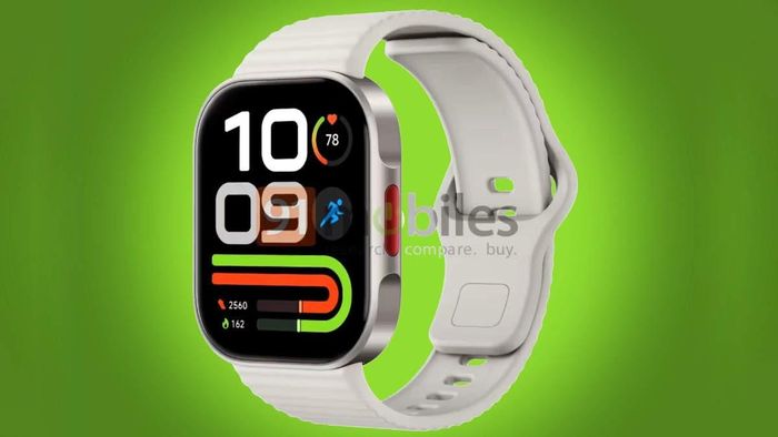 Redmi Watch 6 Lite có nút bấm màu đỏ trên thân máy màu bạc hoặc đen
