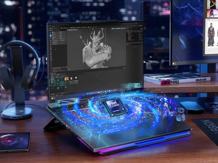 Legion 9 18IAX10 sở hữu màn hình tần số quét 240 Hz và pin 99 Wh đi kèm bộ sạc 400 W.