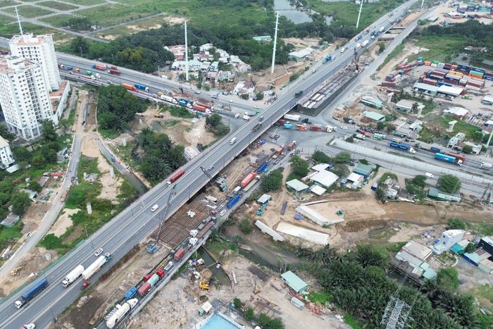 Công trường dự án. Ảnh: Ni Na