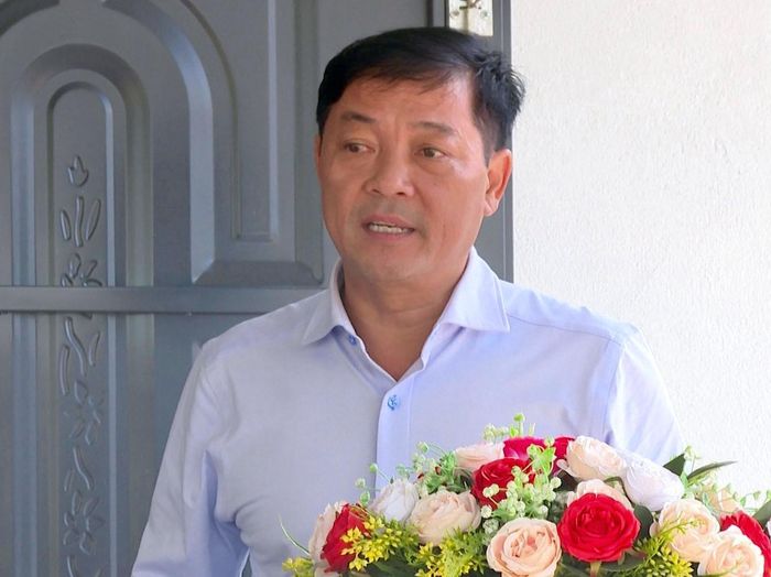 Phó Chủ tịch Thường trực UBND tỉnh Lê Trọng Yên mong muốn ngôi nhà mới sẽ góp phần xoa dịu nỗi đau chiến tranh, vươn lên trong cuộc sống