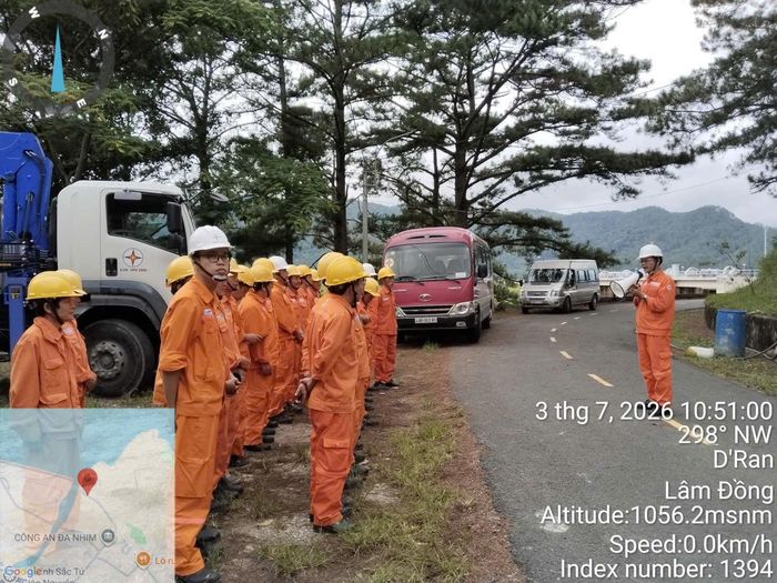 Công ty thủy điện Đa Nhim – Hàm Thuận – Đa Mi tổ chức diễn tập phòng chống thiên tai tại xã D'Ran