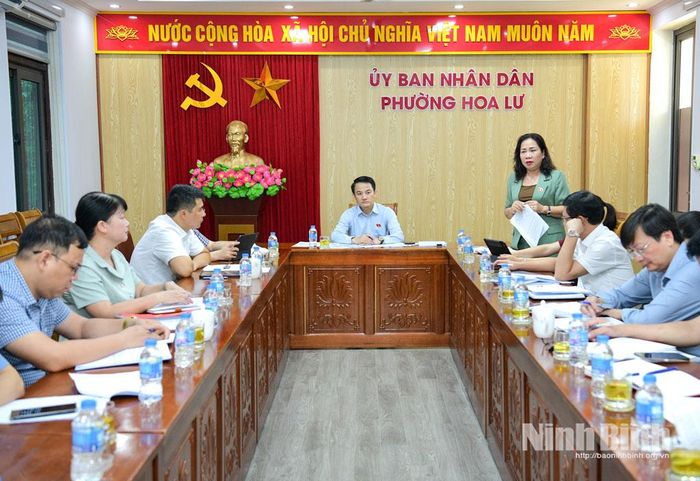 Quang cảnh buổi làm việc. Ảnh: Trường Giang