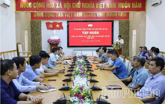 Lớp tập huấn công tác PCCC&CNCH.