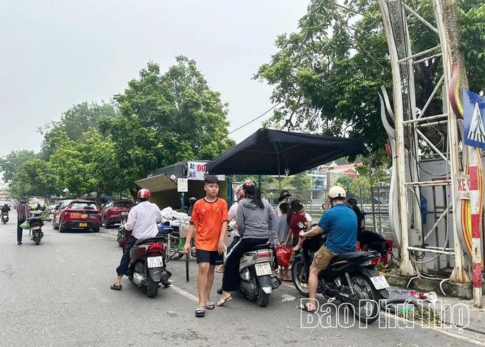gây mất trật tự đô thị.