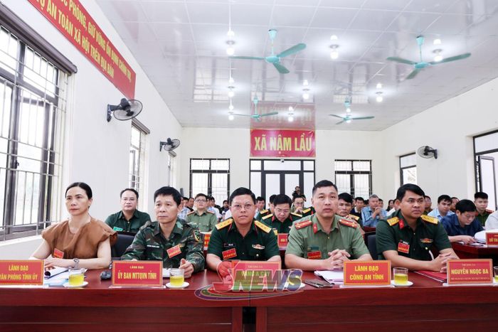 Các đại biểu dự diễn tập.