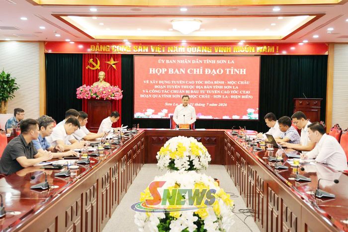 Họp Ban Chỉ đạo xây dựng tuyến cao tốc Hòa Bình - Mộc Châu và công tác chuẩn bị đầu tư tuyến cao tốc CT.03 đoạn qua tỉnh Sơn La (Mộc Châu - Sơn La - Điện Biên).
