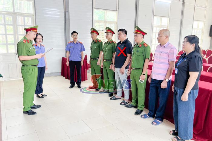 Cơ quan Cảnh sát điều tra Công an tỉnh Sơn La thi hành các Quyết định tố tụng đối với Bùi Văn Hưng (dấu X)