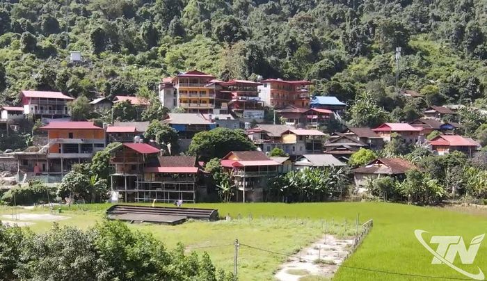 Một góc bản Pác Ngòi, xã Ba Bể.