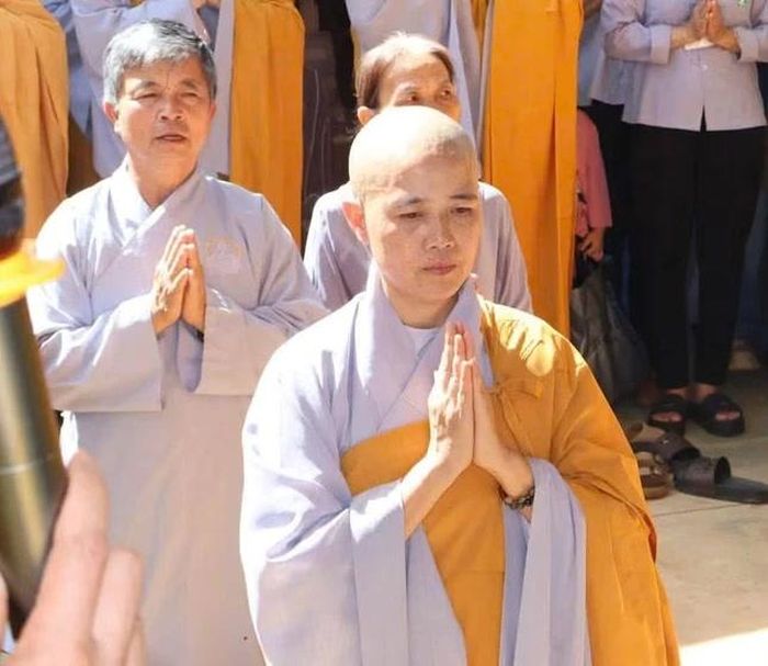 Sư cô Thích nữ Chơn Ngân trụ trì niệm Phật đường Phước Chánh