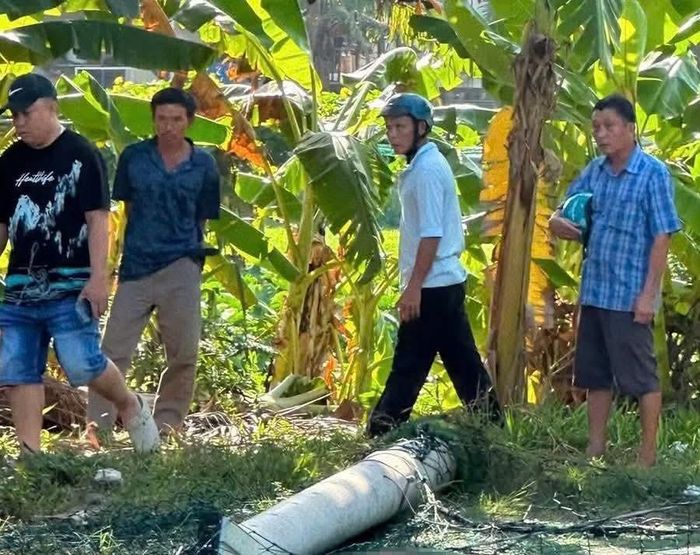 Hiện trường xảy ra vụ việc (ảnh: người dân cung cấp).