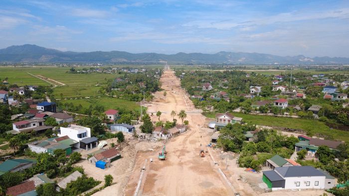 Dự án đường Hàm Nghi kéo dài đoạn qua phường Hà Huy Tập thông suốt mặt bằng sau thời gian dài đình trệ.