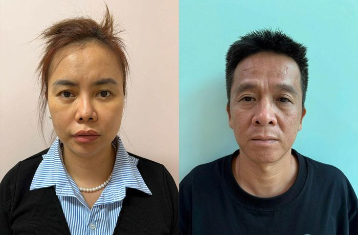 Hai đối tượng Châu và Thái bị cơ quan công an khởi tố về hành vi buôn lậu. Ảnh: CACC