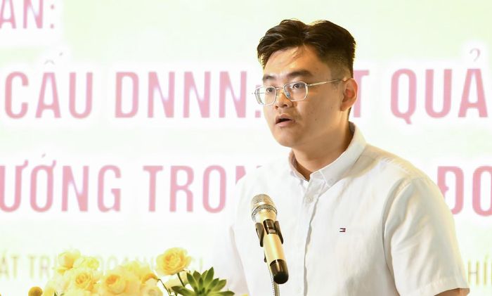 Ông Nguyễn Tuấn Linh, đại diện Cục Phát triển Doanh nghiệp Nhà nước, Bộ Tài chính.