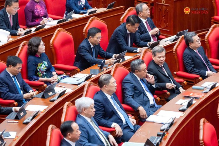 Các đại biểu dự phiên khai mạc Hội nghị lần thứ Ba, Ban Chấp hành Trung ương Đảng khóa XIV. Ảnh: P. Thắng