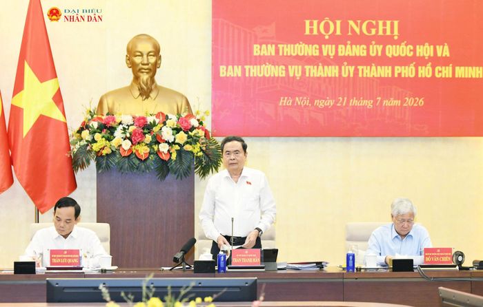 Chủ tịch Quốc hội Trần Thanh Mẫn phát biểu