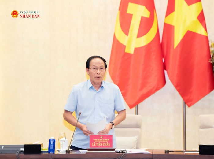 Phó Thủ tướng Lê Tiến Châu phát biểu