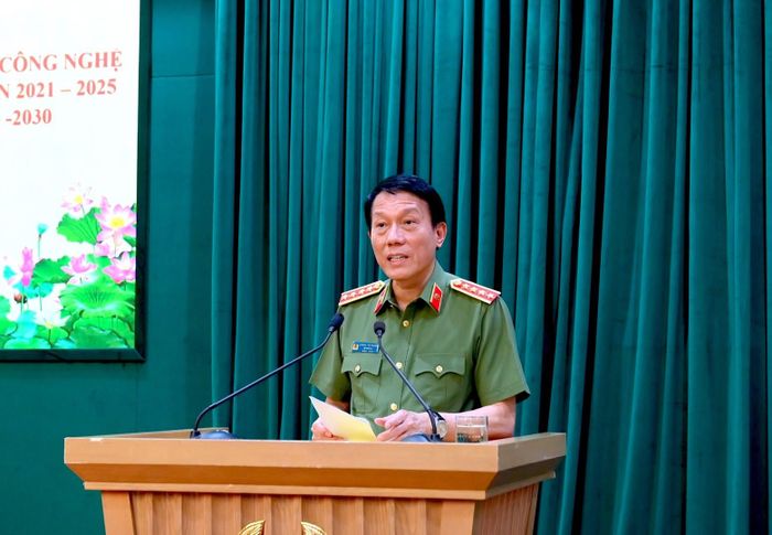 Bộ trưởng Lương Tam Quang phát biểu tại Lễ tổng kết.