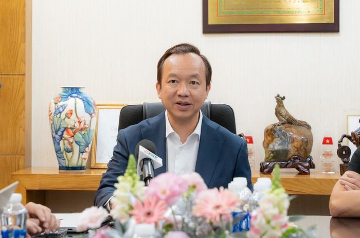 Ông Phan Quốc Công - Tổng giám đốc PNJ tại buổi họp báo ngày 21/7. Ảnh: PNJ