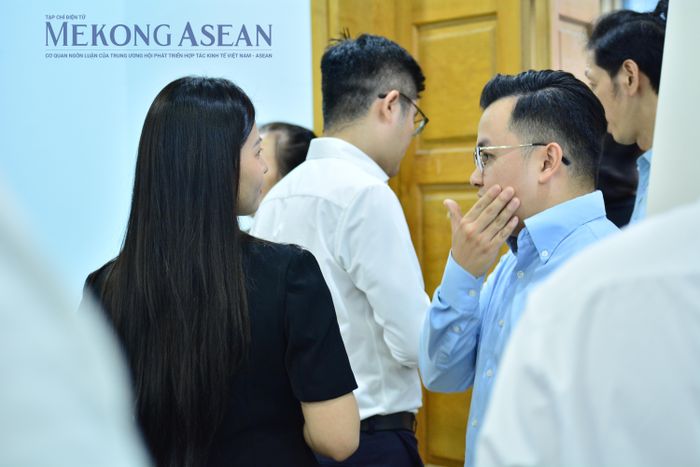 Các doanh nghiệp trao đổi tại hội thảo. Ảnh: Lê Hồng Nhung - Mekong ASEAN