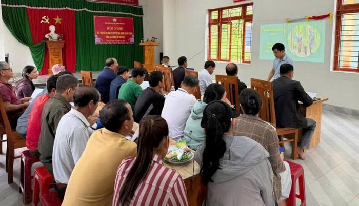 Quỹ Bảo vệ và phát triển rừng tập huấn tại Cộng đồng thôn 56B, xã ĐắcPring.