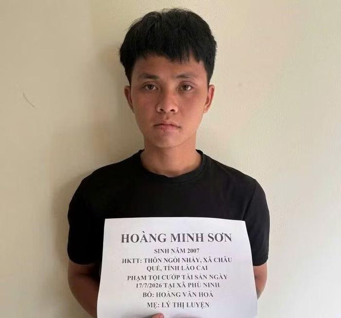 Đối tượng Hoàng Minh Sơn.