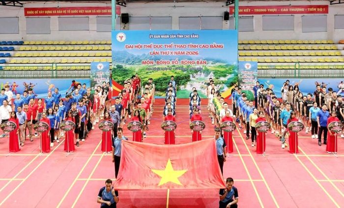 Khai mạc môn bóng rổ, bóng bàn tại Đại hội Thể dục thể thao tỉnh lần thứ X năm 2026.