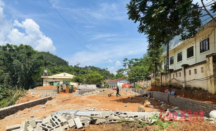 Điểm trường Mầm non Cốc Pàng được đầu tư từ nguồn kinh phí xã hội hóa của Bộ Công an.