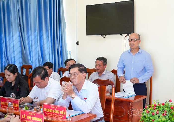 Ông Lê Văn Sơn, Trưởng Phòng An toàn - Môi trường, Chi nhánh Khí Tây Nam Bộ, Tổng Công ty Khí Việt Nam, giải trình về kiến nghị nâng cấp cầu T88 trên tuyến đường công vụ dọc đường ống dẫn khí PM3.