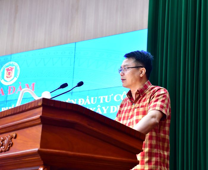 Ông Ngô Minh Sơn - Phó Kiểm toán trưởng KTNN chuyên ngành V - nhấn mạnh, nhận diện đúng hành vi lãng phí, nguyên nhân, trách nhiệm và mức độ ảnh hưởng là yêu cầu có ý nghĩa đặc biệt quan trọng đối với hoạt động kiểm toán. Ảnh: N.Ly