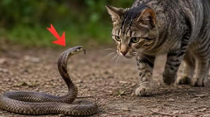 Một trong những điểm khác biệt lớn của mèo là khả năng giữ bình tĩnh khi gặp nguy hiểm. Ảnh minh họa.