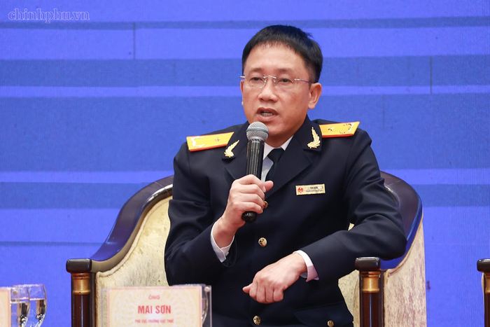Ông Mai Sơn, Phó Cục trưởng Cục Thuế, Bộ Tài chính. Ảnh: VGP/Nhật Bắc
