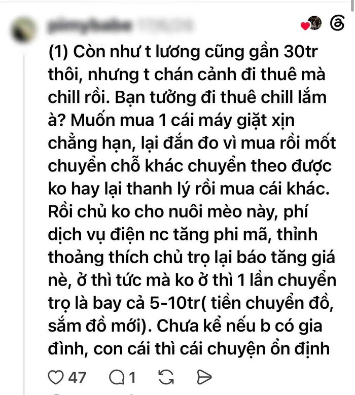 Khi sở hữu nhà, nhiều người có thể đầu tư, cải tạo không gian sống mà không phải cân nhắc