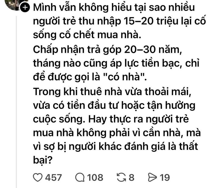 "Thuê nhà cho sướng" là lựa chọn của nhiều người trẻ