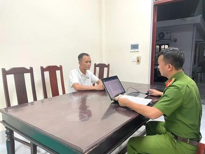 Lấy lời khai đối tượng Lô Văn Mày