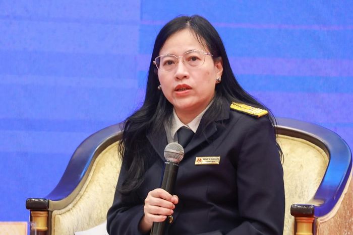 Trưởng Ban chính sách về hóa đơn điện tử Cục Thuế Nguyễn Thị Thanh Hằng.