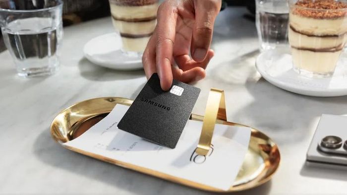 Samsung giới thiệu Galaxy Credit Card trước sự kiện Unpacked. (Ảnh: Samsung)