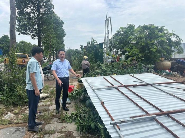 Các công trình nhà tạm đã tháo dỡ và hoàn thành trước ngày 20-7. Ảnh: PV