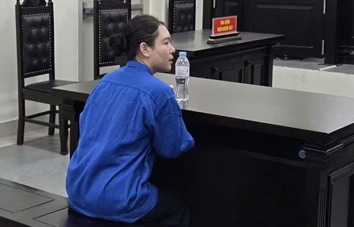 Bị cáo tại phiên tòa. Ảnh: N.N