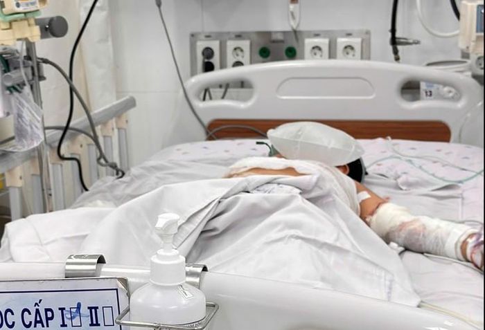 Vụ cháy xe khách khiến 7 người tử vong, 5 người bị thương. Ảnh: BVCC.
