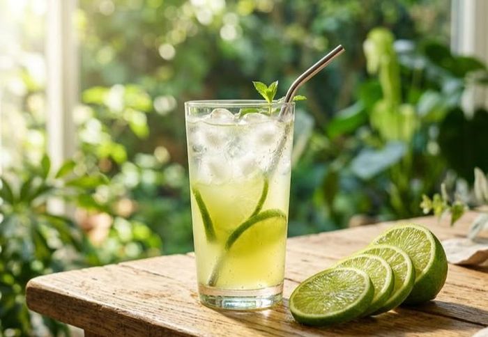 Bắt đầu ngày mới với một cốc nước chanh ấm để cung cấp năng lượng cho cơ thể.