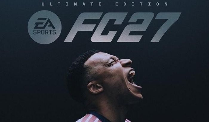 Hình ảnh Mbappe cùng logo FC 27 được lan truyền trên X và Reddit.