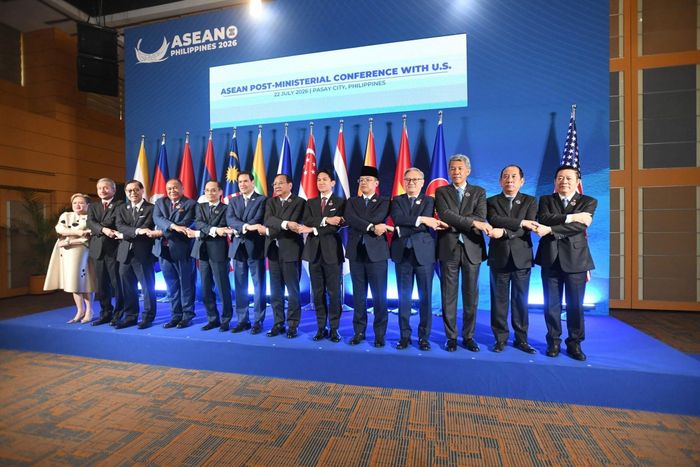 Các lãnh đạo dự hội nghị Bộ trưởng Ngoại giao ASEAN - Mỹ. Ảnh: ASEAN.org.