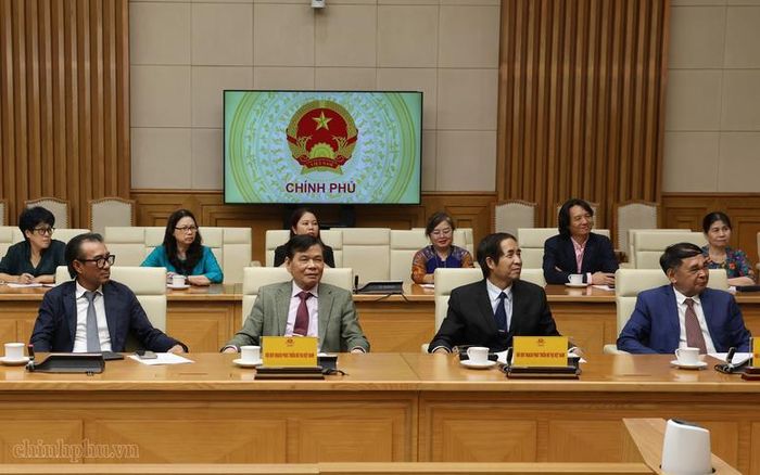 Các đại biểu tham dự cuộc gặp mặt - Ảnh: VGP/Phương Nguyên