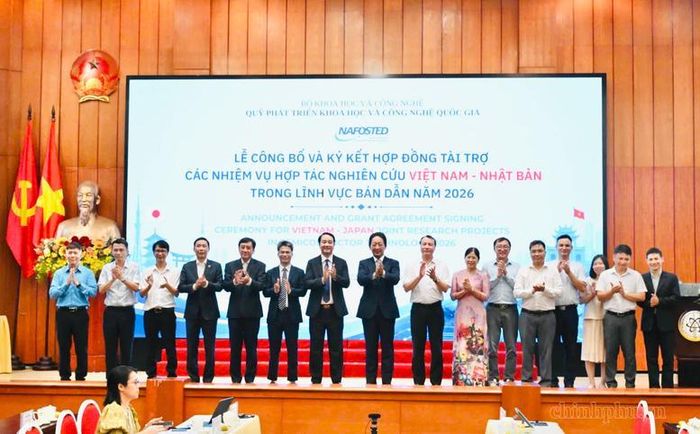Chương trình hợp tác nghiên cứu Việt Nam - Nhật Bản trong lĩnh vực bán dẫn năm 2026 tập trung vào các hướng nghiên cứu cốt lõi của ngành công nghiệp vi mạch hiện đại - Ảnh: VGP/Thu Giang