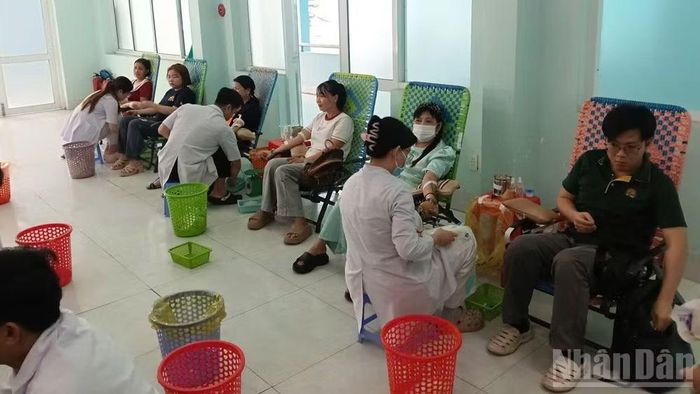 Phong trào hiến máu tình nguyện tại An Giang phát triển mạnh mẽ.