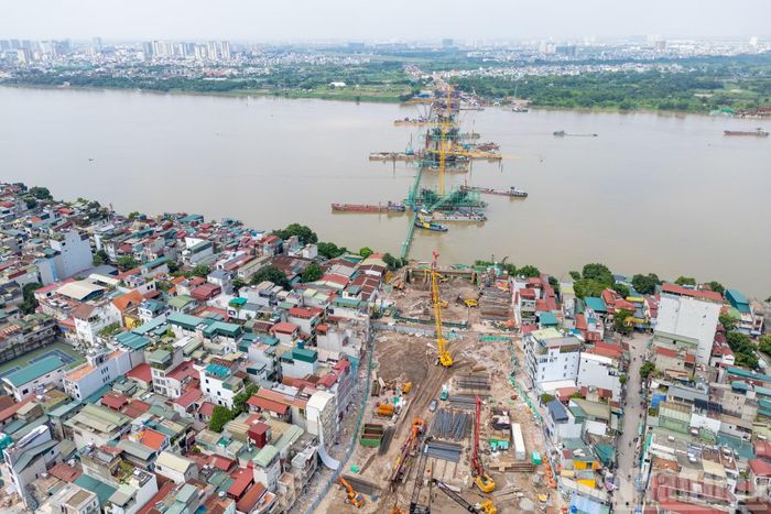 Tính đến thời điểm này, tiến độ dự án cầu Trần Hưng đạt nhiều kết quả tích cực so với kế hoạch đề ra.