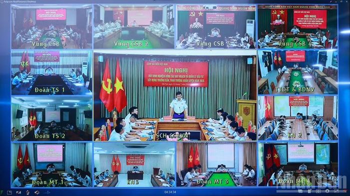 Hội nghị được tổ chức theo hình thức trực tiếp kết hợp trực tuyến.