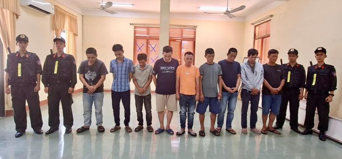 Các đối tượng bị bắt giữ