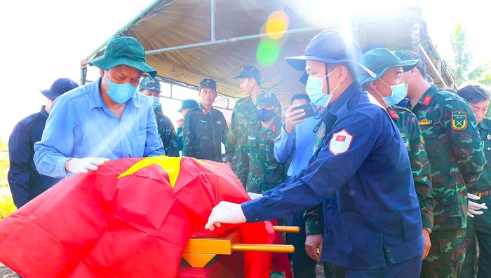 Hoàn tất việc quy tập hài cốt liệt sĩ để đưa về nghĩa trang an táng