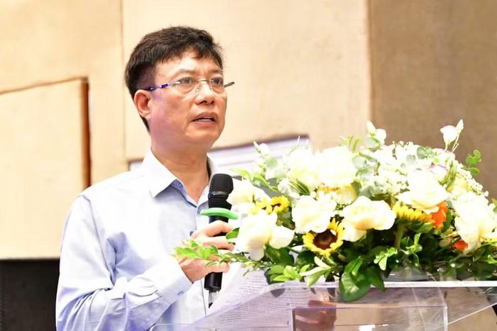 Ông Nguyễn Tuấn Anh, Tổng Biên tập Báo Thanh tra phát biểu khai mạc hội thảo.